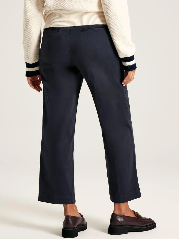 Joules Trousers and Leggings Women Navy Straight Leg Chinos