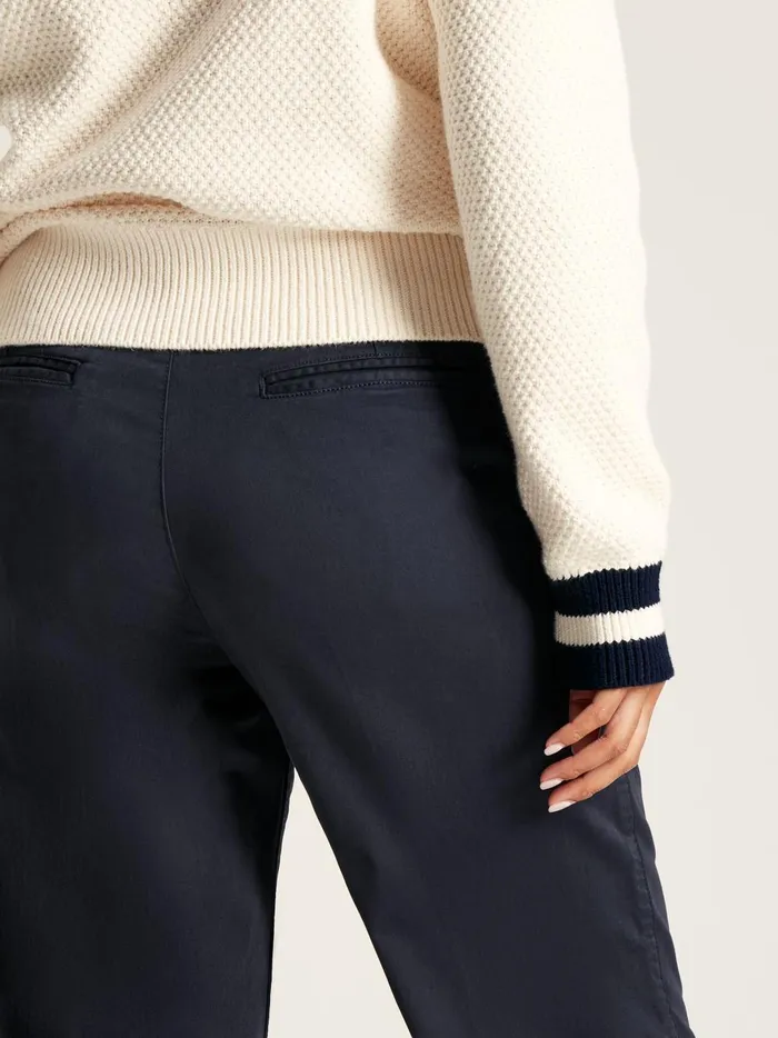 Joules Trousers and Leggings Women Navy Straight Leg Chinos