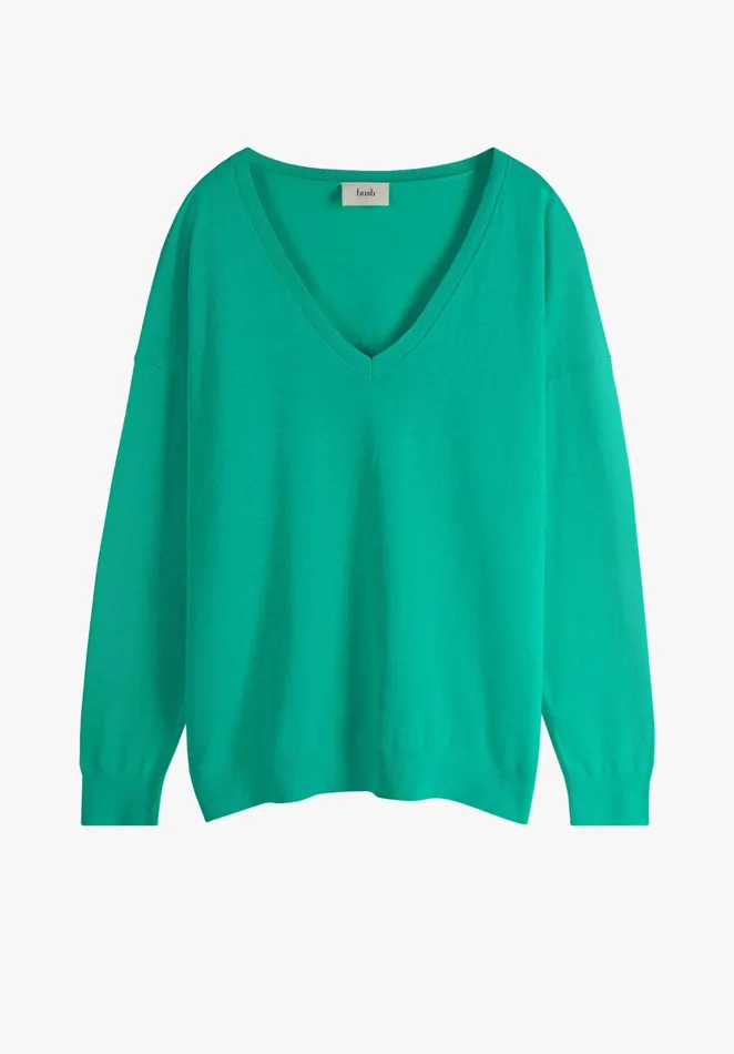 Jumpers and Cardigans Women Hush Lowenna Linen Blend Jumper Summer Green