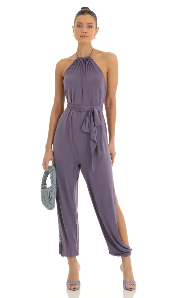 Jumpsuit Purple Women LUCY IN THE SKY Jumpsuits