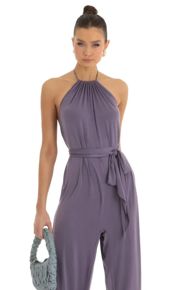 Jumpsuit Purple Women LUCY IN THE SKY Jumpsuits Jumpsuit Purple Women LUCY IN THE SKY Jumpsuits