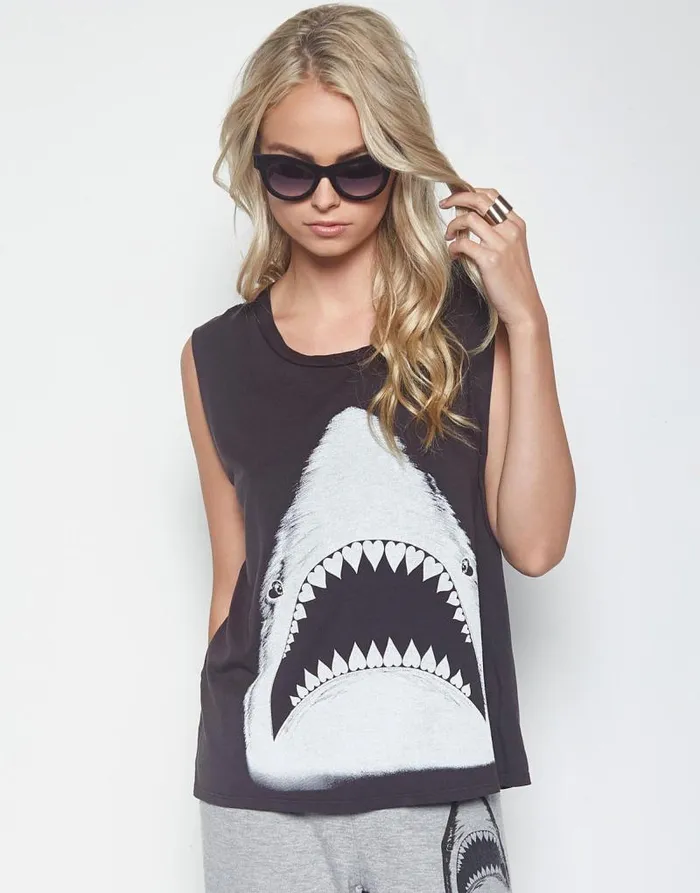 Kel Shark Onyx Women Lauren Moshi Tanks