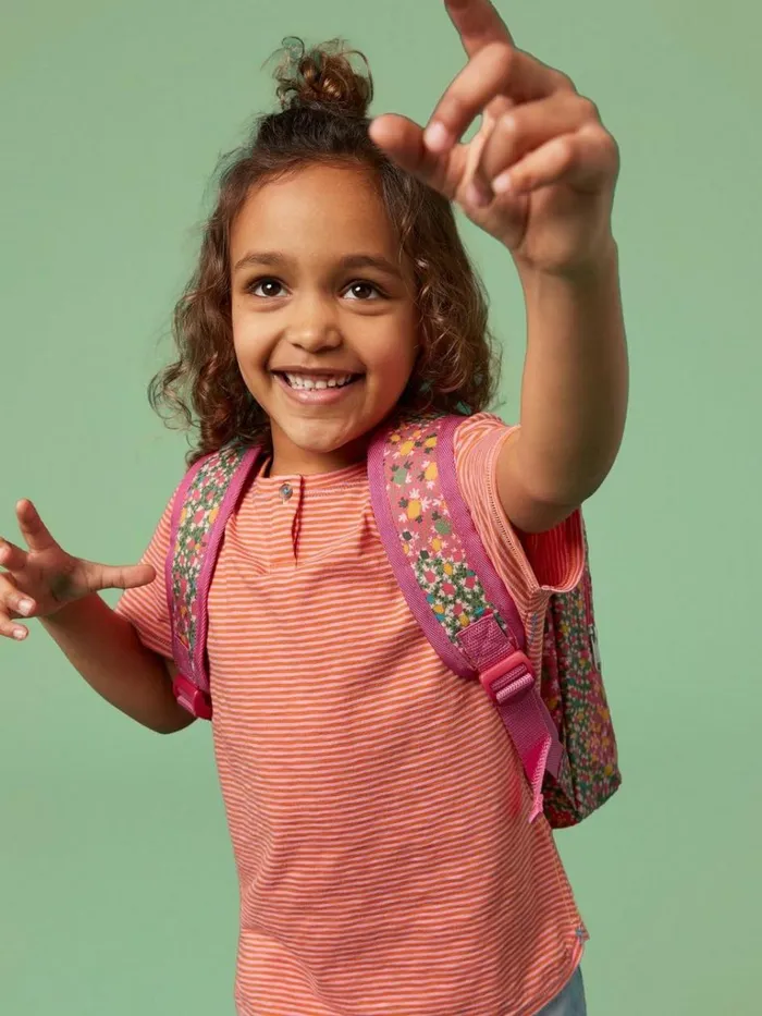 Kids ACCESSORIES White Stuff Girls Backpack Pink Multi Kids ACCESSORIES White Stuff Girls Backpack Pink Multi