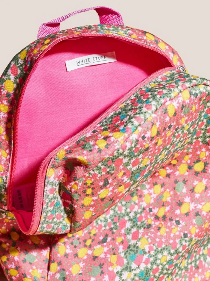 Kids ACCESSORIES White Stuff Girls Backpack Pink Multi Kids ACCESSORIES White Stuff Girls Backpack Pink Multi