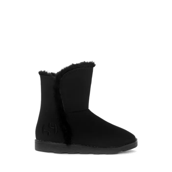 Kids Boots Girl 4033 KIDS SYNTHETIC MATERIAL Boot TOTAL BLACK Superga Ankle Boots