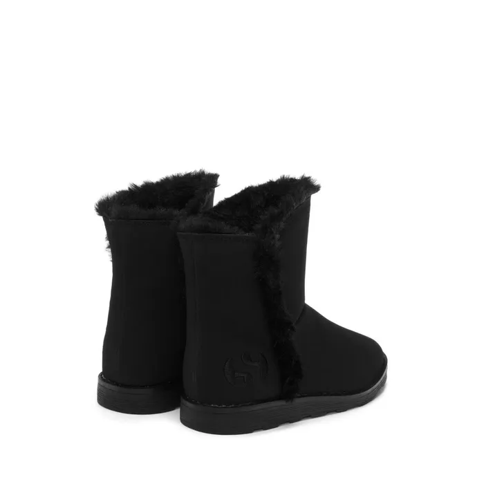 Kids Boots Girl 4033 KIDS SYNTHETIC MATERIAL Boot TOTAL BLACK Superga Ankle Boots