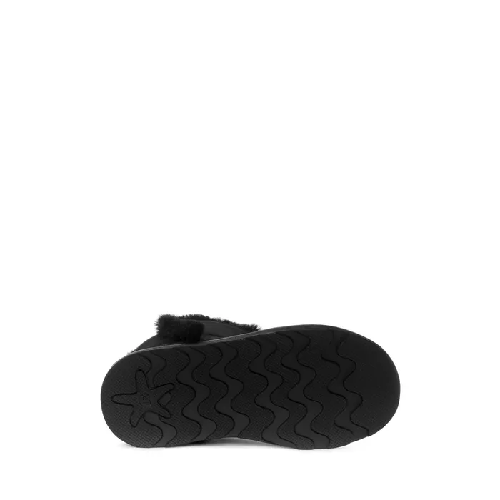 Kids Boots Girl 4033 KIDS SYNTHETIC MATERIAL Boot TOTAL BLACK Superga Ankle Boots