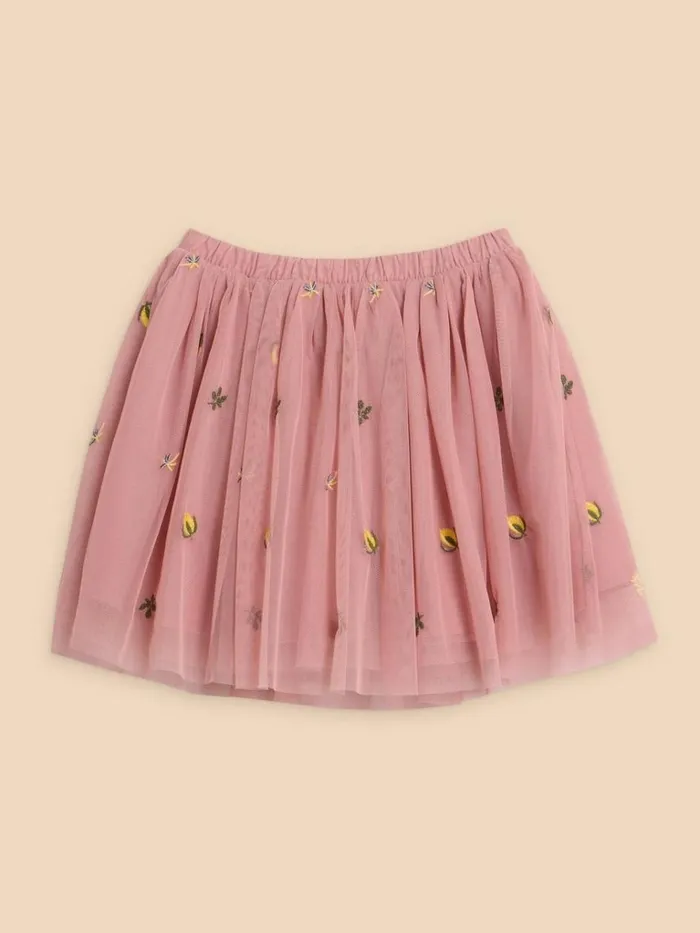 Kids DRESSES and SKIRTS White Stuff Embroidered Tuelle Skirt Light Pink Kids DRESSES and SKIRTS White Stuff Embroidered Tuelle Skirt Light Pink