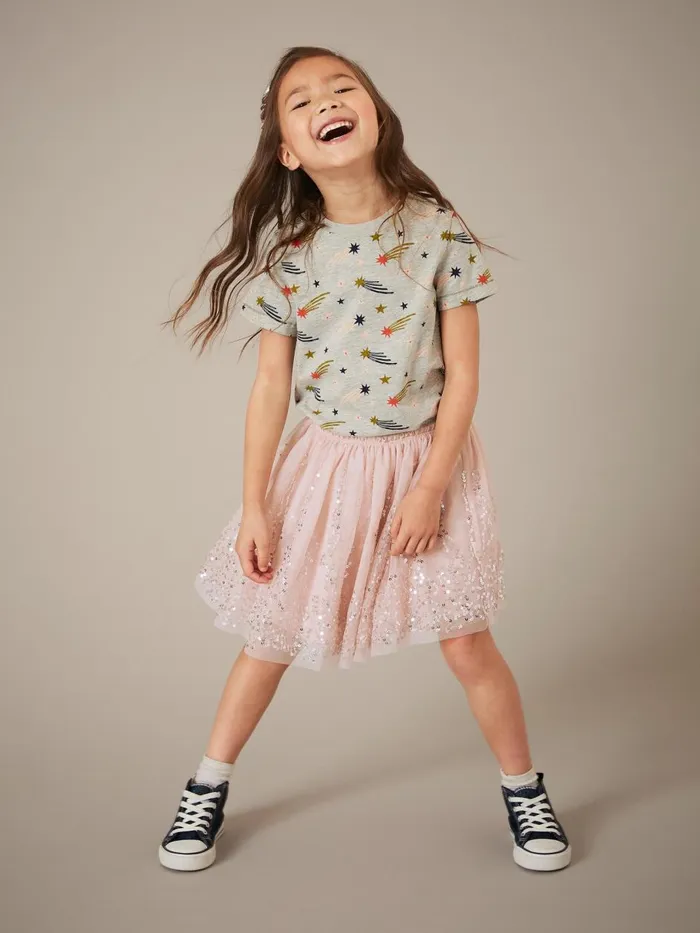 Kids DRESSES and SKIRTS White Stuff Fiona Tuelle Skirt Mid Pink Kids DRESSES and SKIRTS White Stuff Fiona Tuelle Skirt Mid Pink