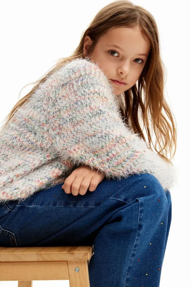 Kids Jumpers And Sweatshirts Desigual Marled Sweater