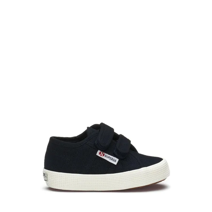 Kids Kid Unisex 2750 KIDS STRAPS EASYLITE Sneaker NAVYFAVORIO Superga Low Cut