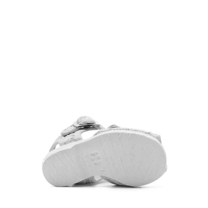 Kids Sandals Girl 1200macramej Sandal GREY SILVERFAVORIO Superga Sandals