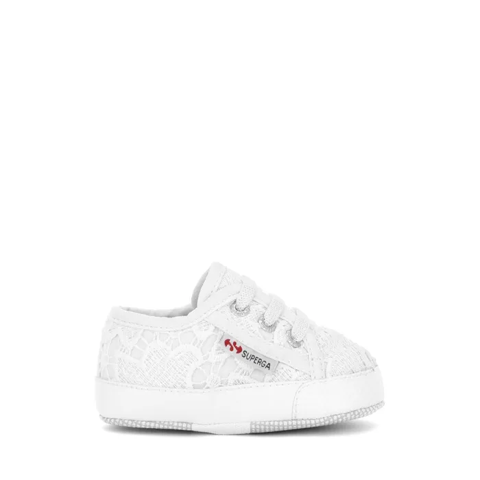 Kids Sneakers Girl 4006MACRAMEB Low Cut WHITE Superga Low Cut