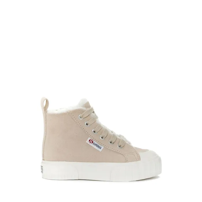 Kids Sneakers Kid Unisex 2696 KIDS STRIPE SUEDE Mid Cut PINK ALMONDFAVORIO Superga Children Kids Sneakers Kid Unisex 2696 KIDS STRIPE SUEDE Mid Cut PINK ALMONDFAVORIO Superga Children