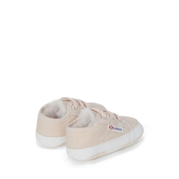 Kids Sneakers Kid Unisex 4006 BABY ECOFUR Low Cut PINK ALMONDFAVORIO Superga Low Cut