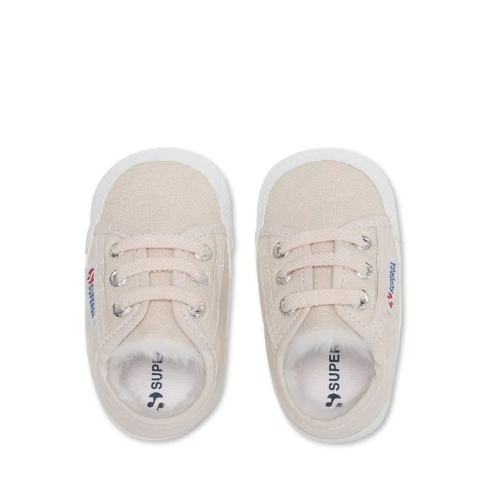Kids Sneakers Kid Unisex 4006 BABY ECOFUR Low Cut PINK ALMONDFAVORIO Superga Low Cut