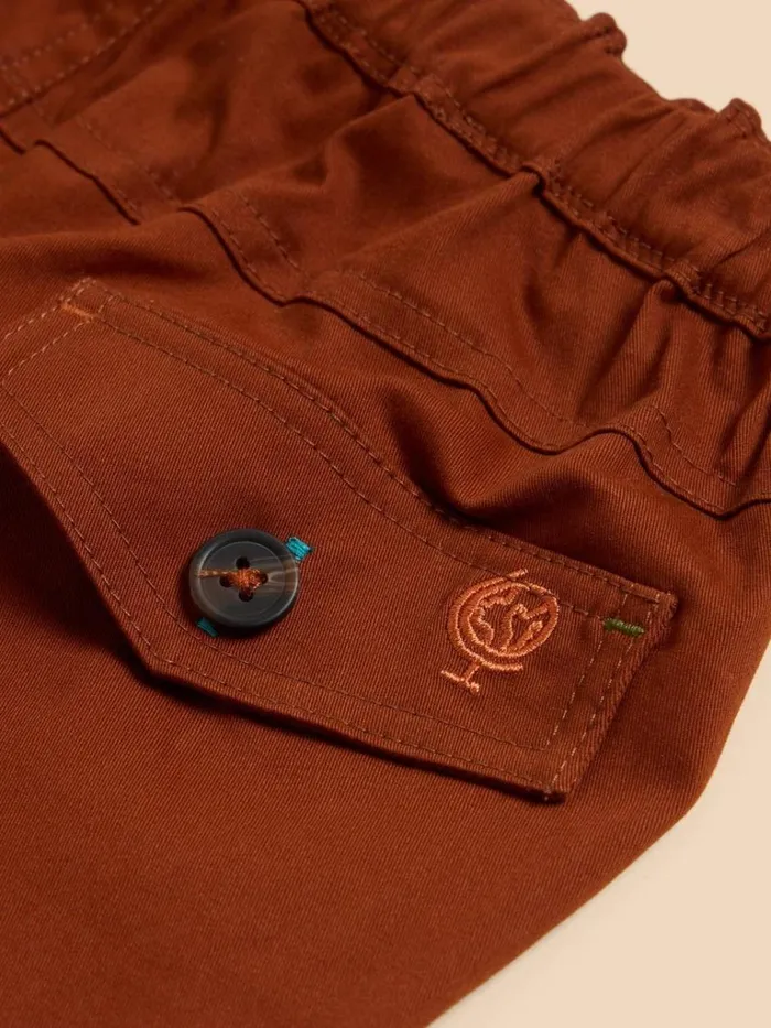 Kids TROUSERS and SHORTS White Stuff Cargo Carter Short Mid Brown
