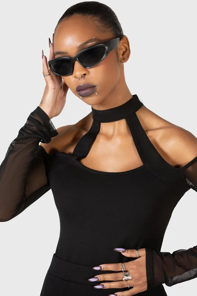Killstar Basics Women Only Consolation Long Sleeve Top