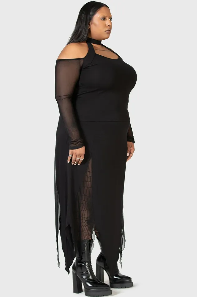 Killstar Basics Women Only Consolation Long Sleeve Top