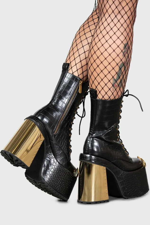 Killstar Boots Women Repetilia Boots