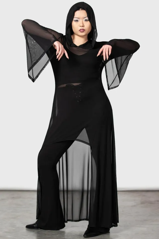 Killstar Cloaks Women Sheer Mystery Cloak B