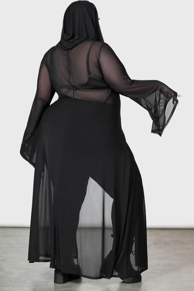 Killstar Cloaks Women Sheer Mystery Cloak B