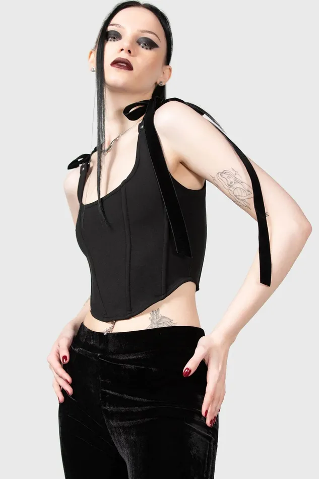 Killstar Corsets Women Flora Corset Top