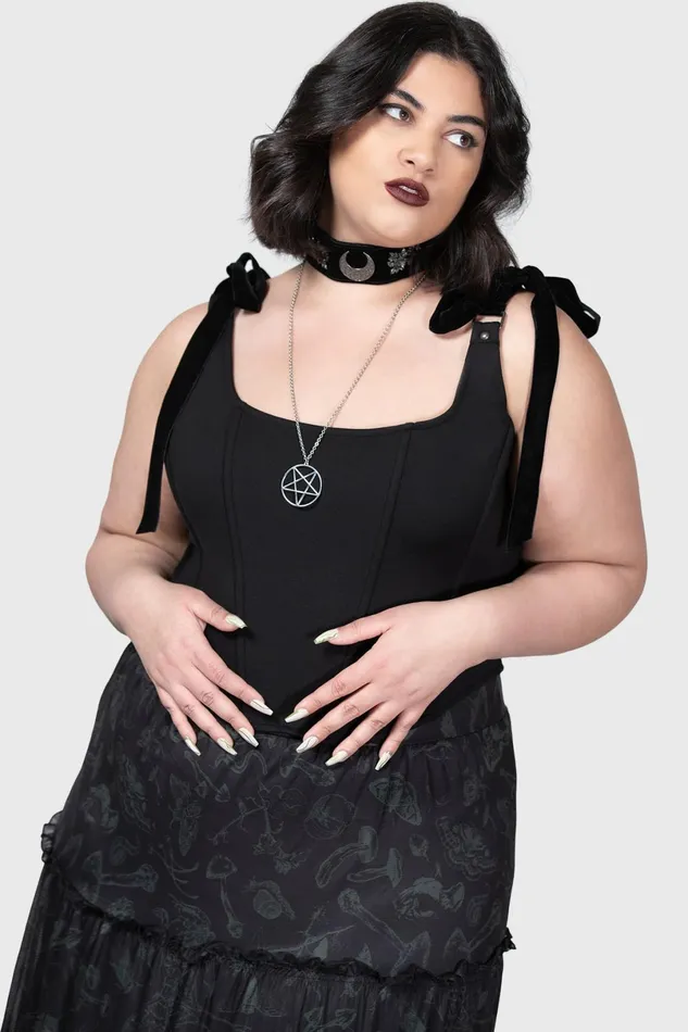 Killstar Corsets Women Flora Corset Top