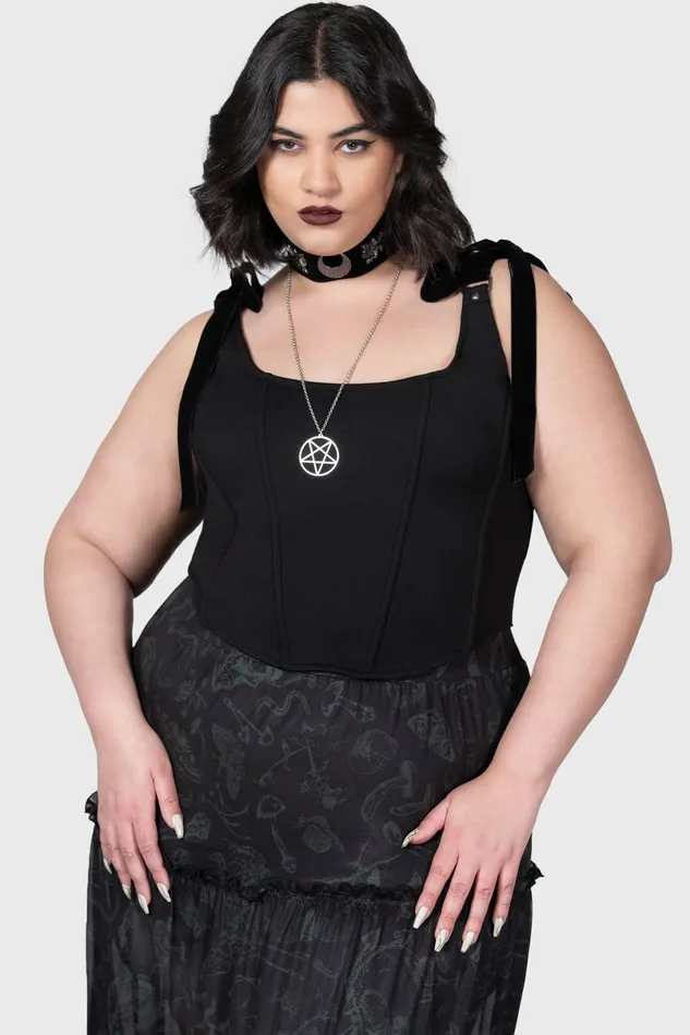 Killstar Corsets Women Flora Corset Top