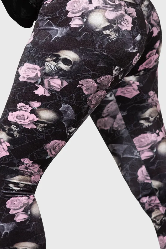 Killstar Going Out Women Hematite Leggings BLACKPINK