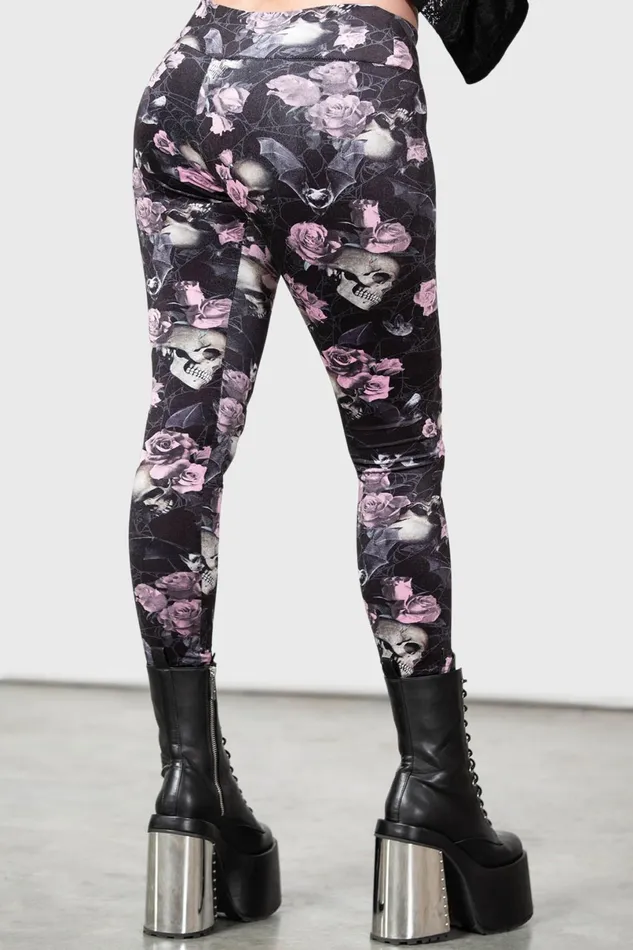 Killstar Going Out Women Hematite Leggings BLACKPINK