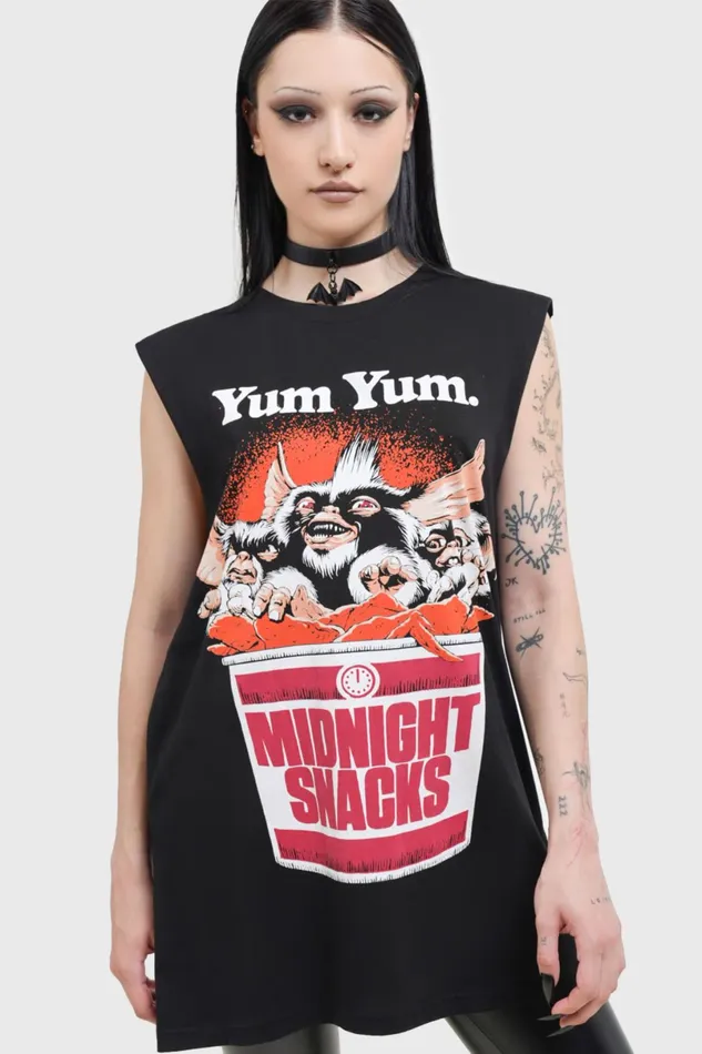 Killstar Graphic Tops Men Midnight Snacks Graphic Vest