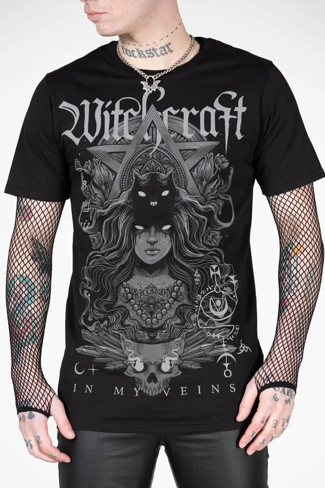 Killstar Graphic Tops Men Witching TShirt