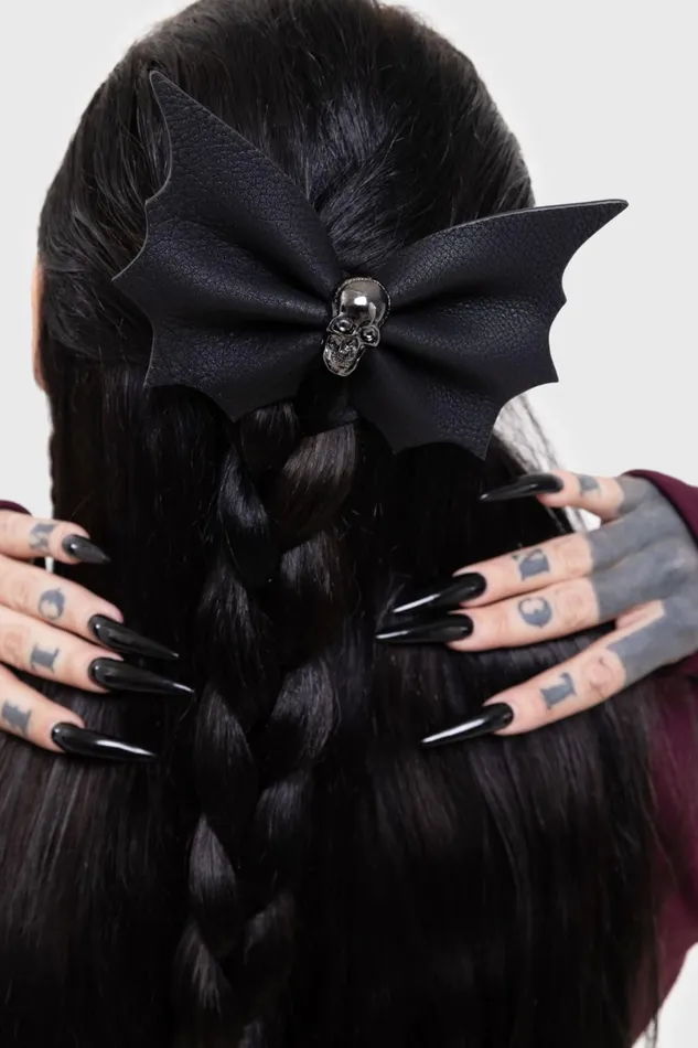Killstar Hair Accessories Women Eye Bat Skull Barrette