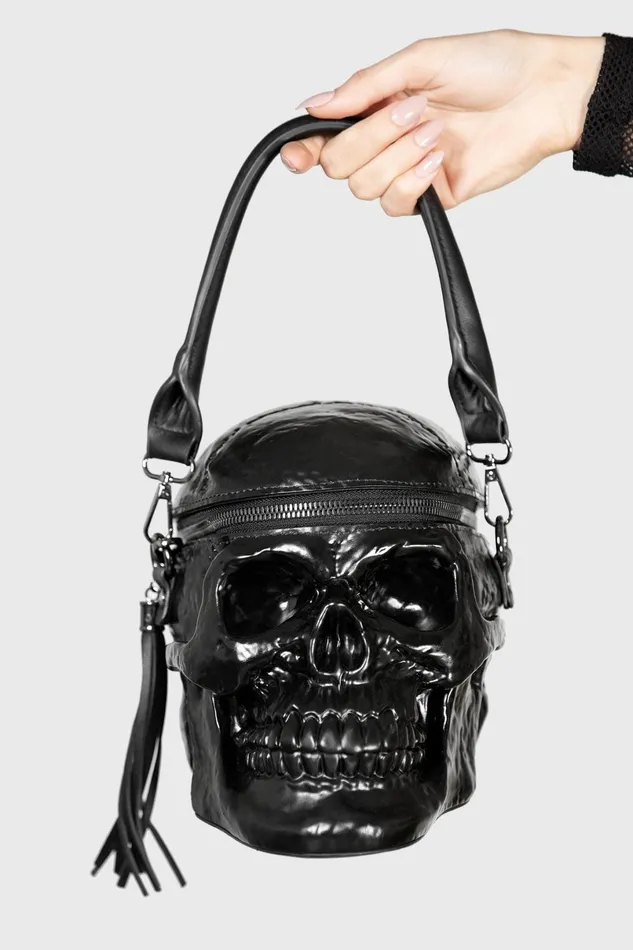 Killstar Handbags Women Grave Digger Skull Handbag B