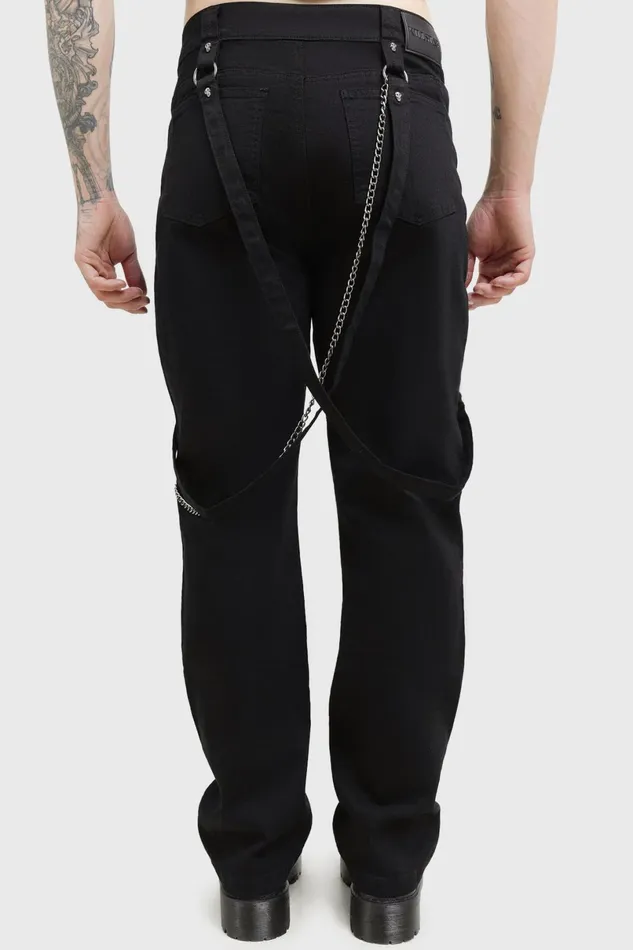 Killstar Jeans and Trousers Men Grendel039s Pact Jeans
