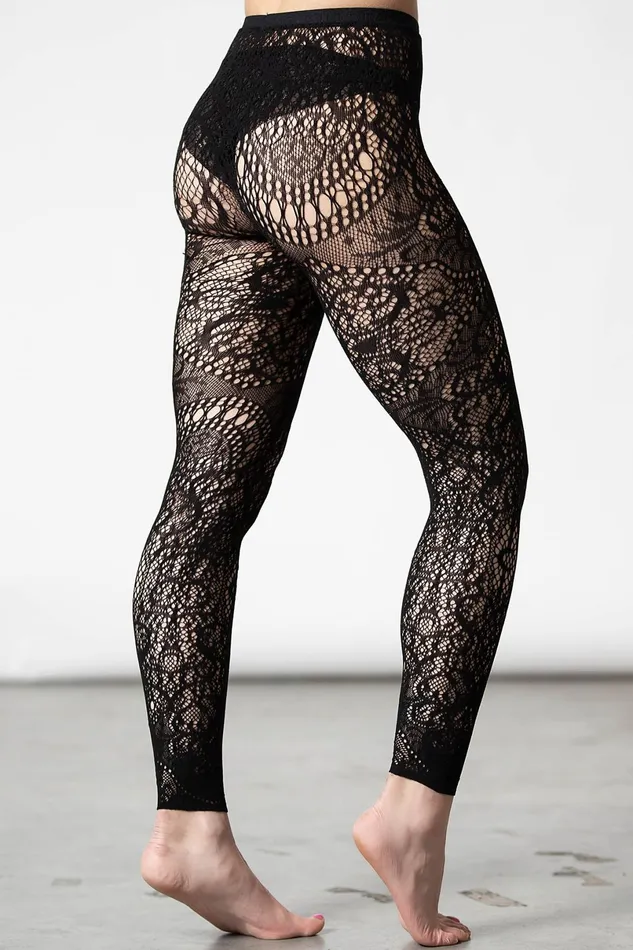 Killstar Leggings Women Empyrean Lace Leggings