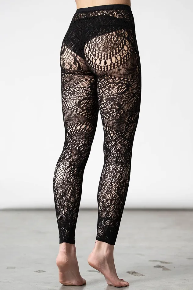 Killstar Leggings Women Empyrean Lace Leggings