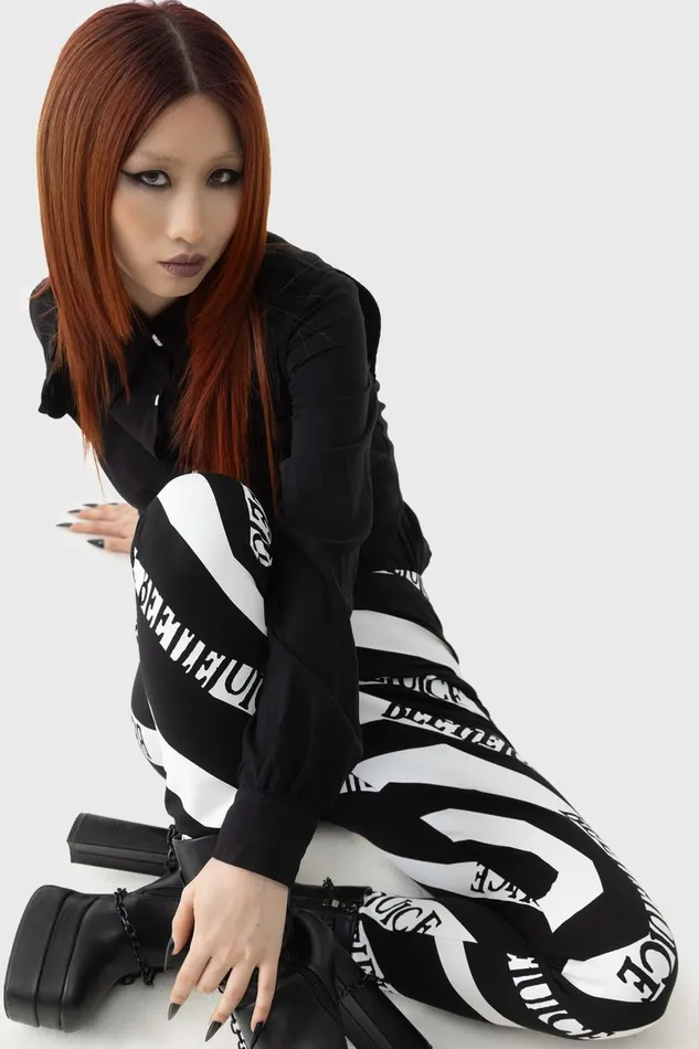Killstar Leggings Women Vertigo Spiral Leggings
