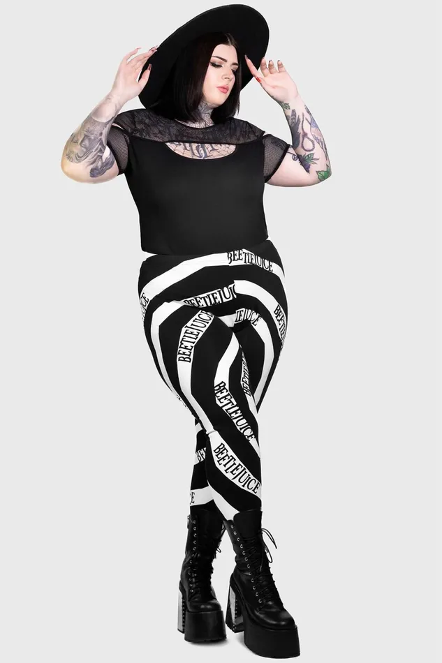 Killstar Leggings Women Vertigo Spiral Leggings