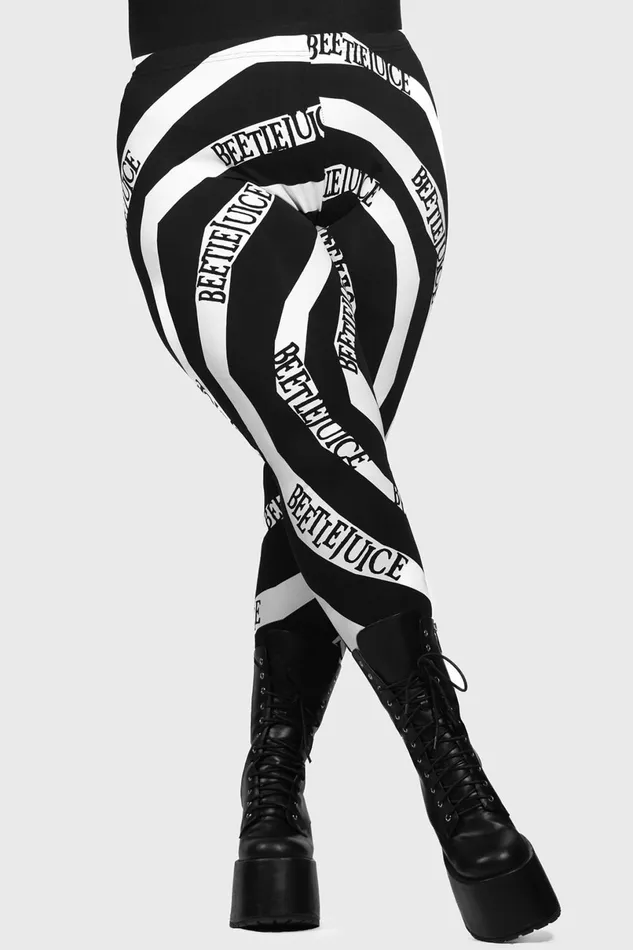 Killstar Leggings Women Vertigo Spiral Leggings