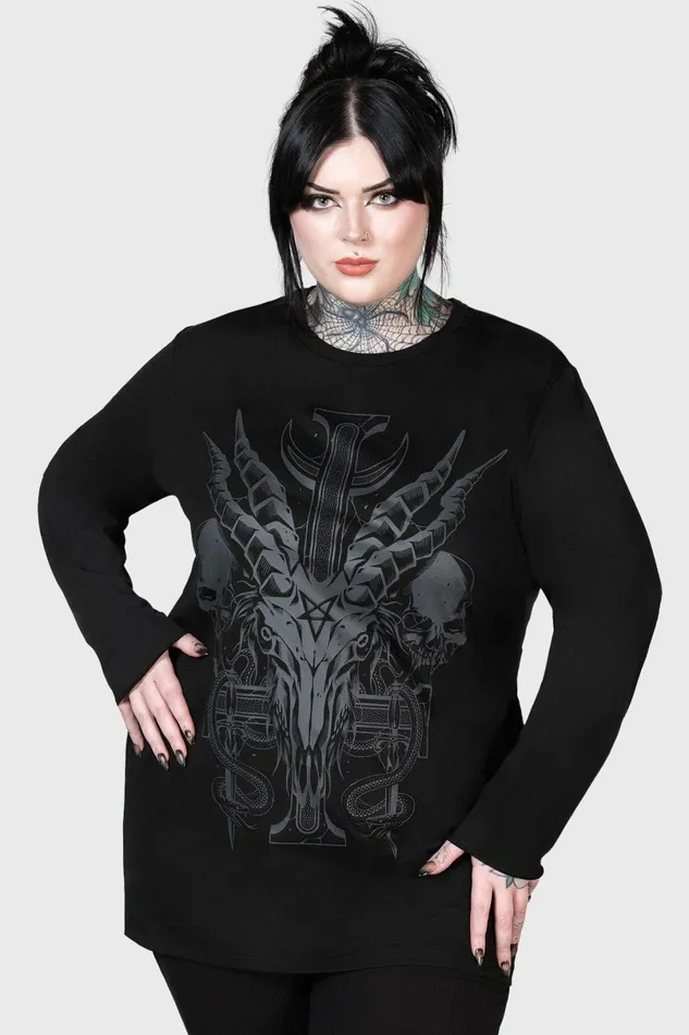 Killstar Long Sleeves Men Infernal Ashes Long Sleeve Top
