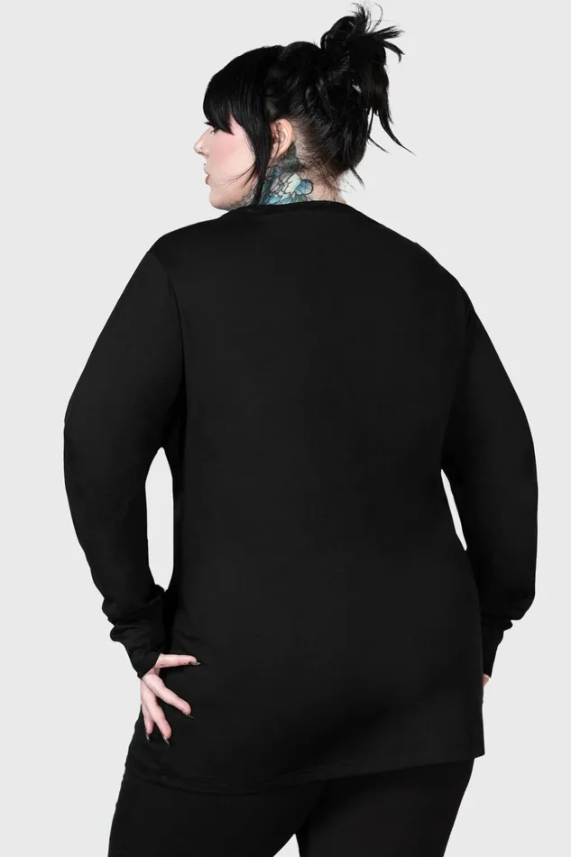 Killstar Long Sleeves Men Infernal Ashes Long Sleeve Top