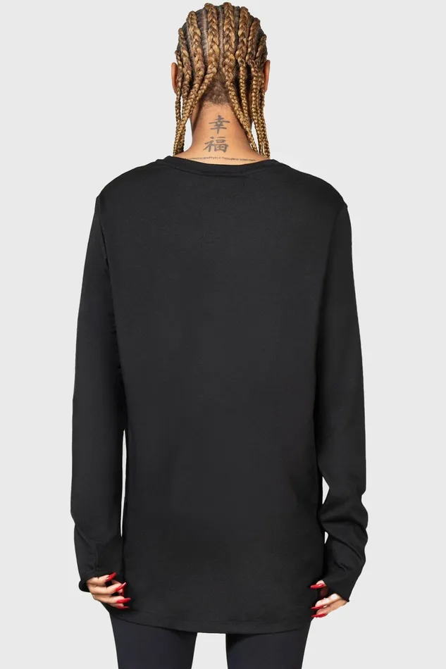 Killstar Long Sleeves Men Infernal Ashes Long Sleeve Top