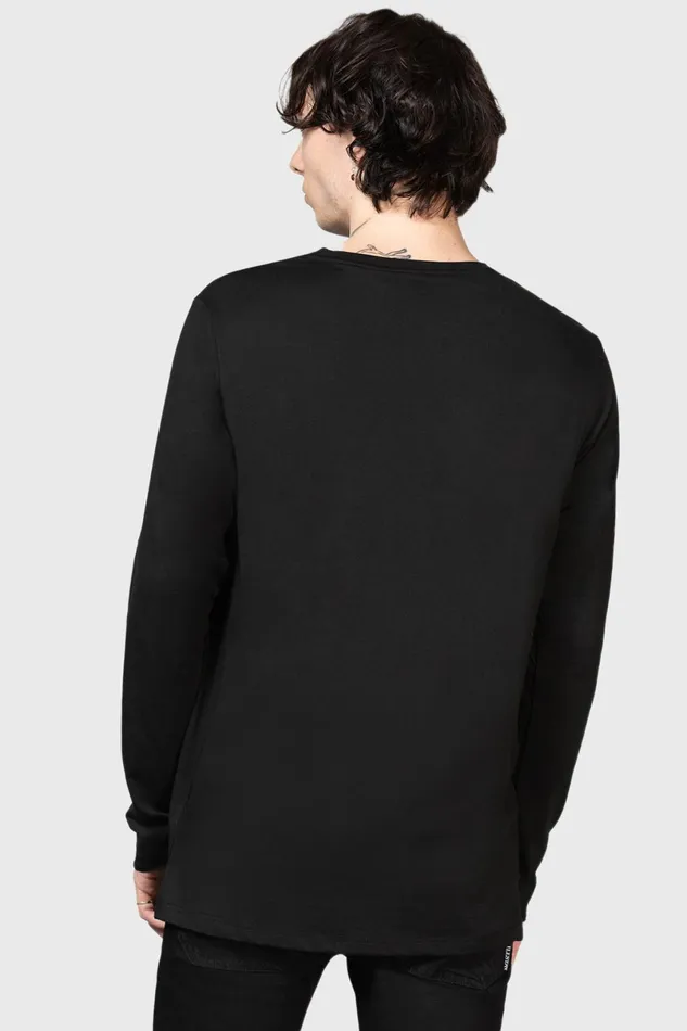 Killstar Long Sleeves Men Infernal Ashes Long Sleeve Top
