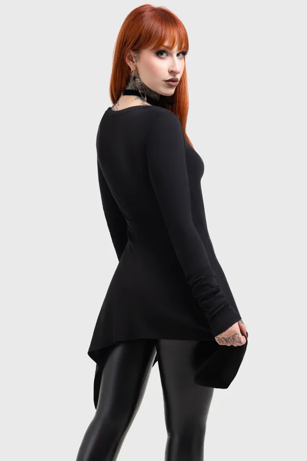 Killstar Long Sleeves Women Cora Long Sleeve Top