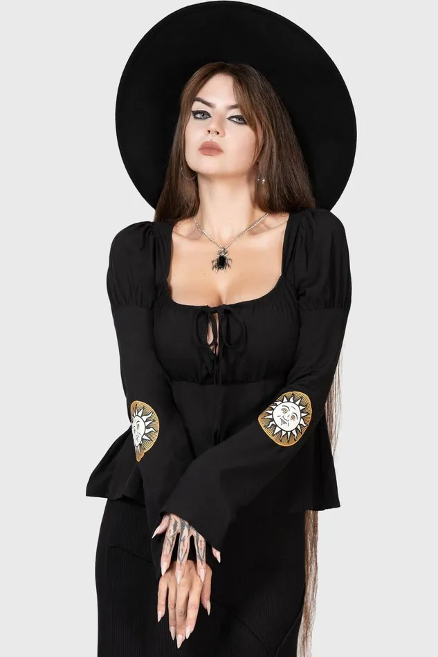 Killstar Long Sleeves Women Evil039s Harvest Top