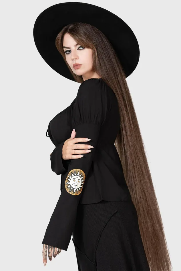 Killstar Long Sleeves Women Evil039s Harvest Top