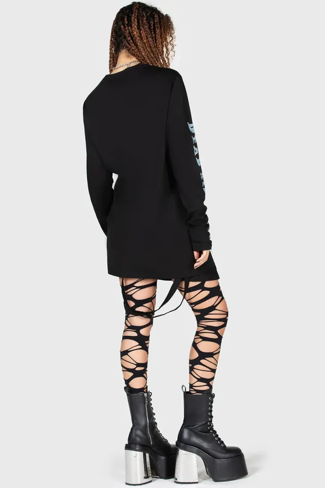 Killstar Long Sleeves Women Necromancer Long Sleeve Top