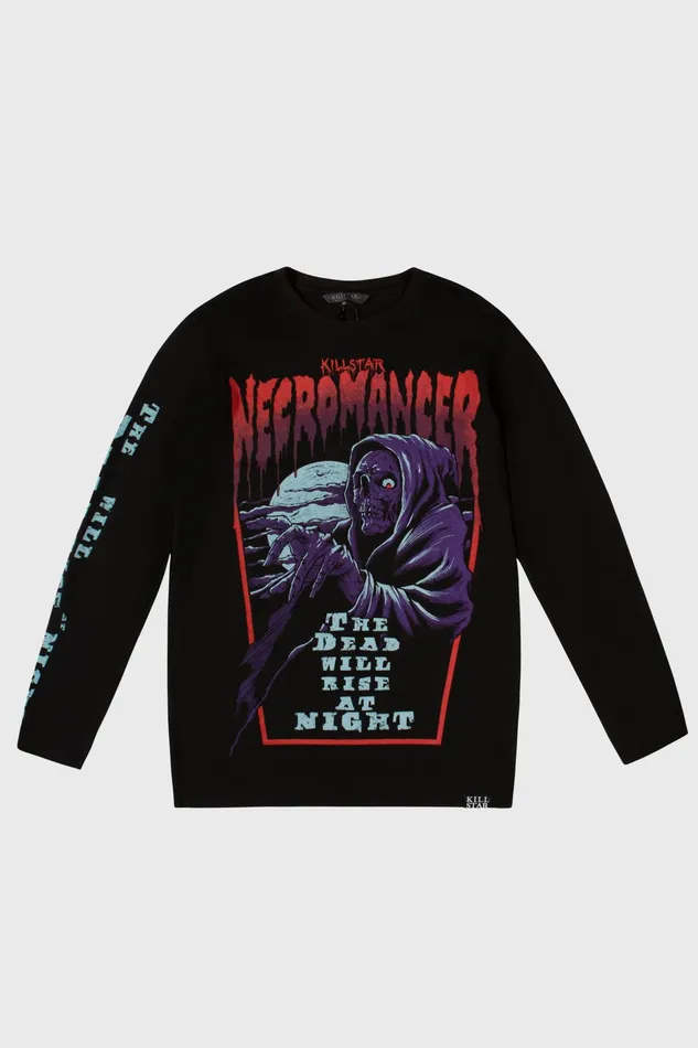 Killstar Long Sleeves Women Necromancer Long Sleeve Top